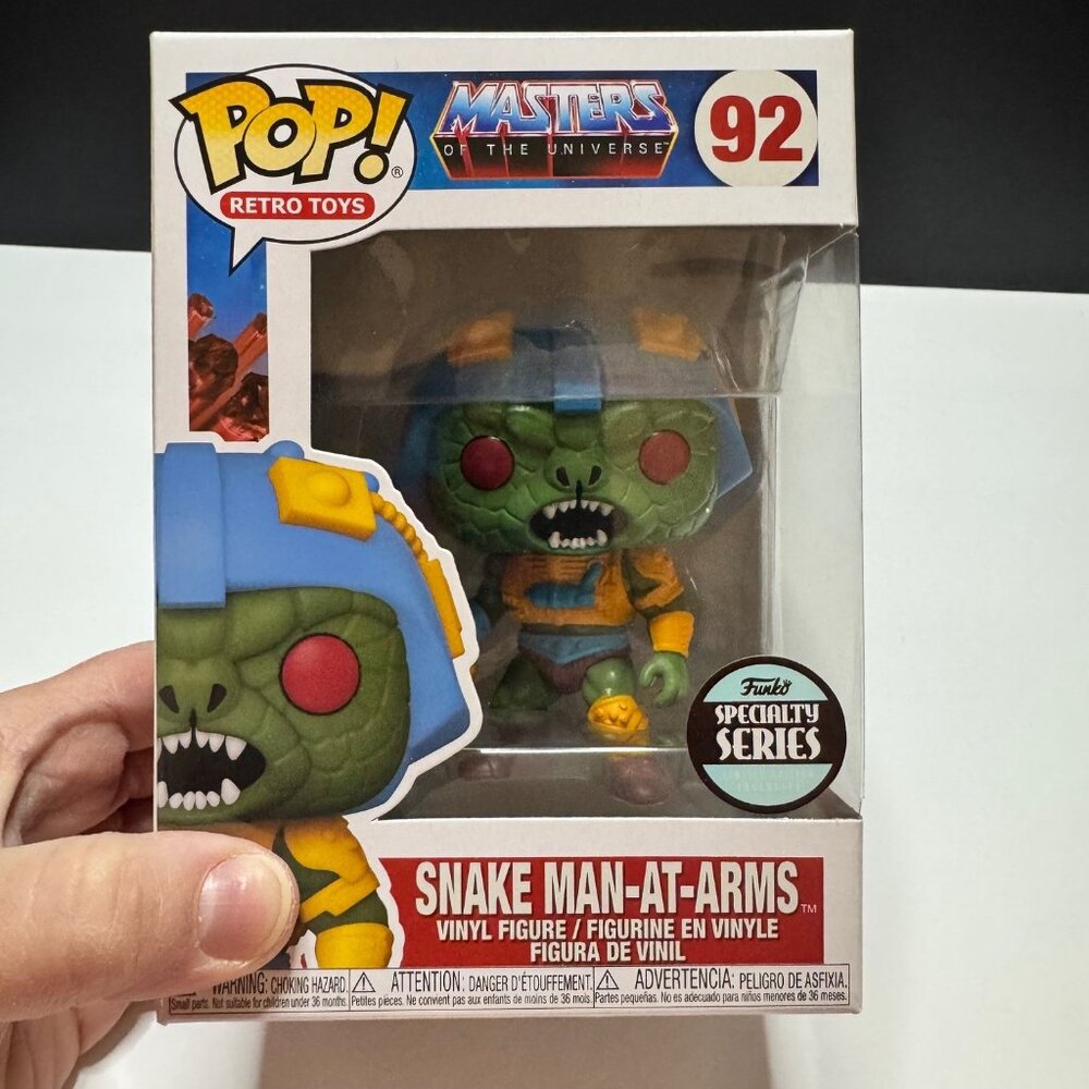 Funko Pop! Retro Toys- Masters of the Universe- Snake Man-At-Arms #92